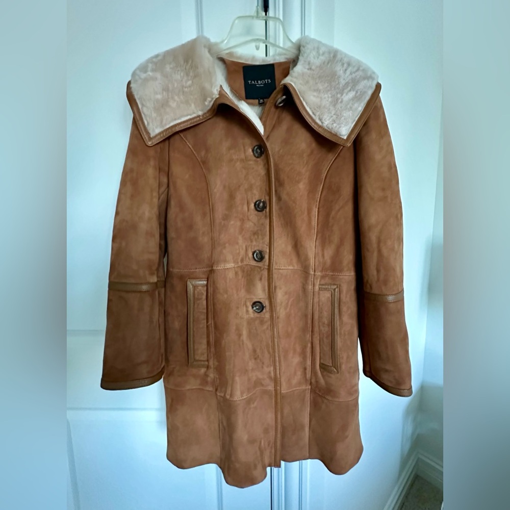 Talbots 100% Lamb Skin Coat